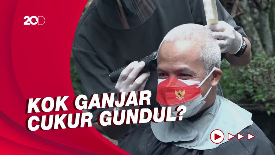 Kok Ganjar Cukur Gundul?