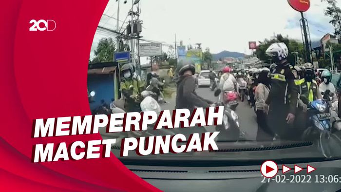 Bikin Polisi Marah-marah! Ini Biang Kerok Parahnya Macet Puncak