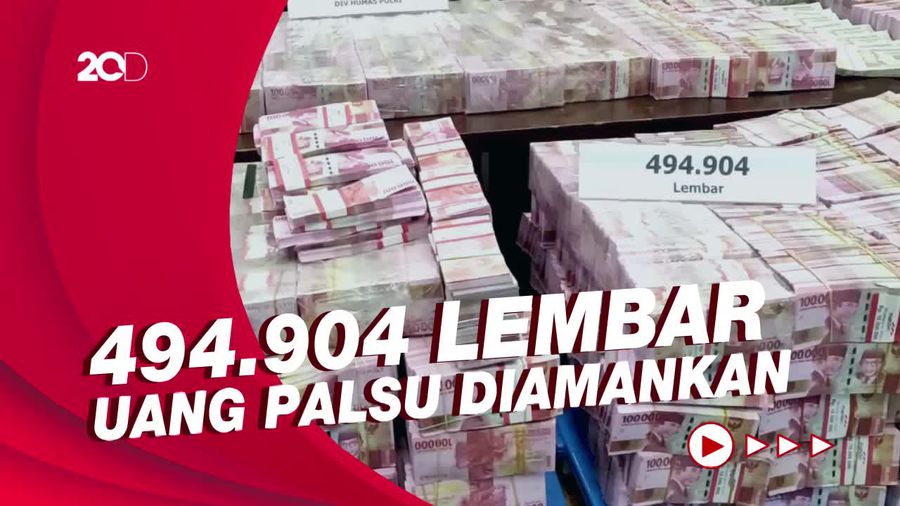Polisi Ringkus 12 Tersangka Pengedar Uang Palsu Jaringan Jakarta & Jatim   