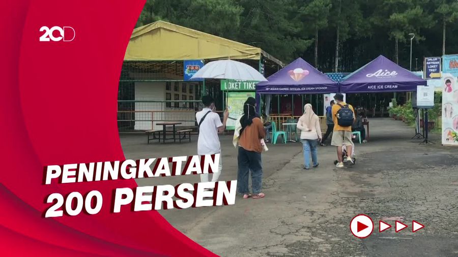 Pengunjung Taman Wisata Matahari Puncak Meningkat saat Libur Panjang