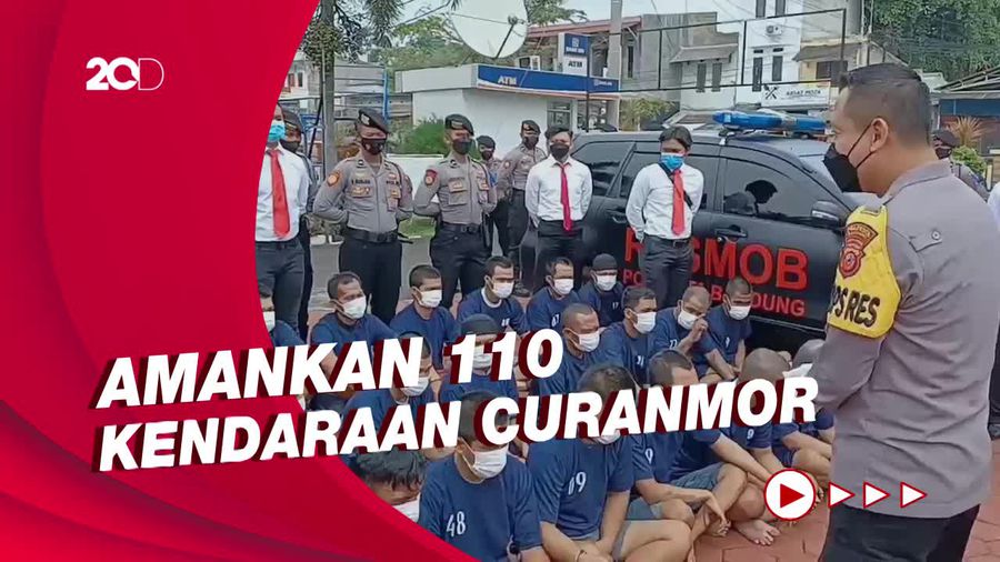 10 Ops Jaran Lodaya, Polresta Bandung Ciduk 94 Pelaku Curanmor
