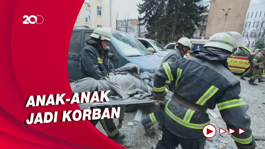 Rudal Rusia Hantam Kharkiv, Korban Sipil Berjatuhan