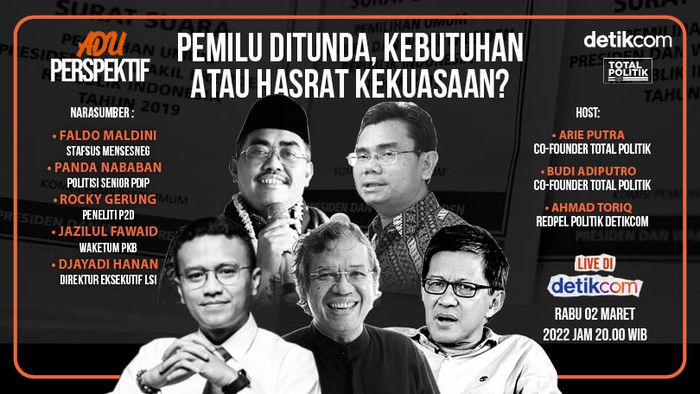 Pemilu Ditunda, Kebutuhan Atau Hasrat Kekuasaan?