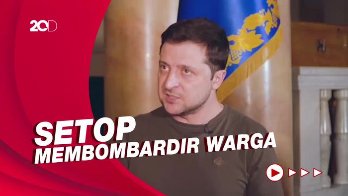 Zelenskiy Siap Berunding dengan Putin: Tapi Setop Dulu Pengeboman