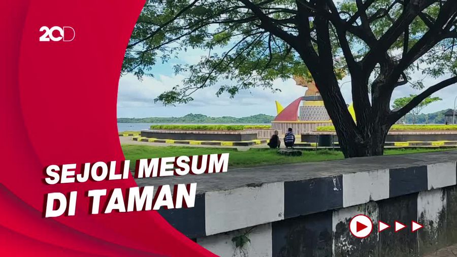 Heboh Sejoli Mesum di Taman Kota Parepare, Petugas Turun Tangan
