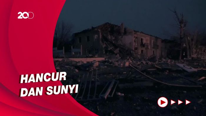 Potret Kota Borodyanka Ukraina, Bak Kota Mati Usai Diserang Rusia