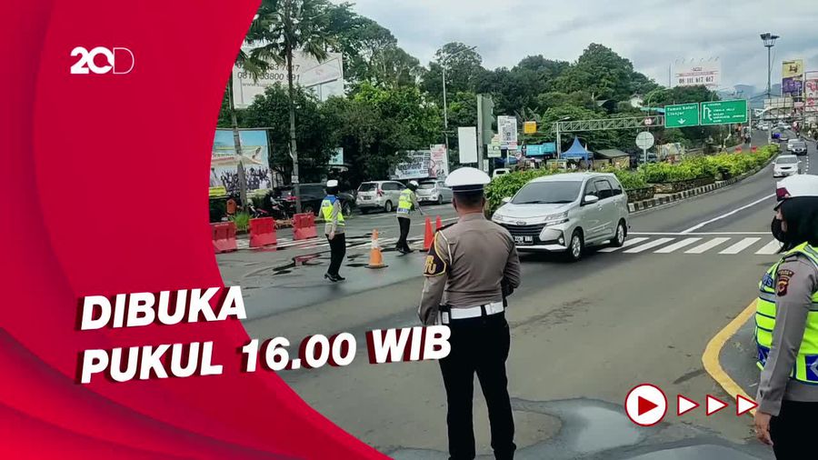 One Way Berakhir, Lalin di Puncak Dibuka Dua Arah Jelang Malam