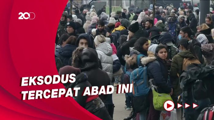 Sepekan Invasi Rusia, 1 Juta Orang Pergi Tinggalkan Ukraina