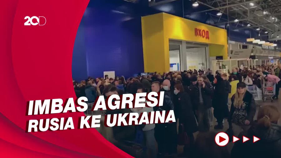 IKEA Diserbu Warga Rusia Karena Mau Setop Beroperasi