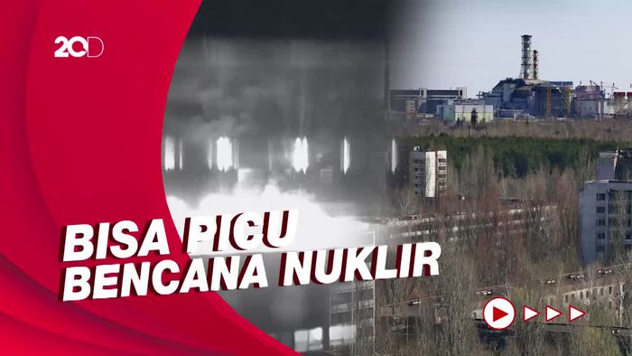 Ancaman 10 Kali Tragedi Chernobyl saat Rusia Serang PLTN Terbesar Eropa