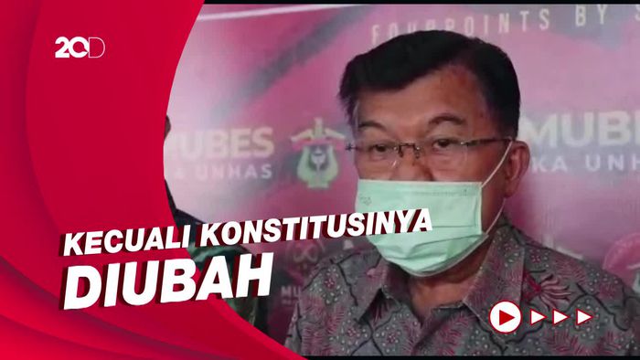 JK soal Wacana Tunda Pemilu 2024: Taat Konstitusi Saja