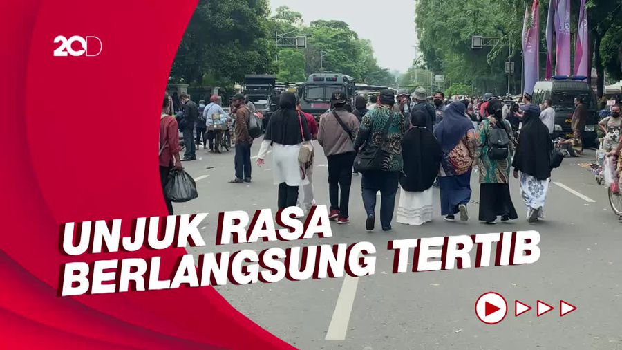 Demo Tolak Aturan Toa Masjid di Kemenag Bubar, Lalu Lintas Kembali Normal