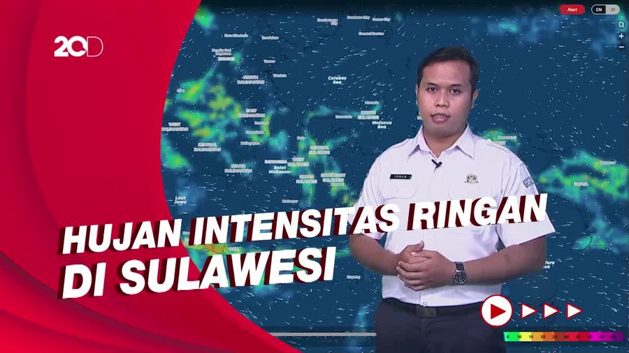 Jakarta Diprediksi Cerah Berawan, Palembang Hujan Lebat