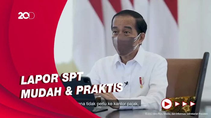 Jokowi Ingatkan Masyarakat Lapor SPT Sebelum 31 Maret 2022