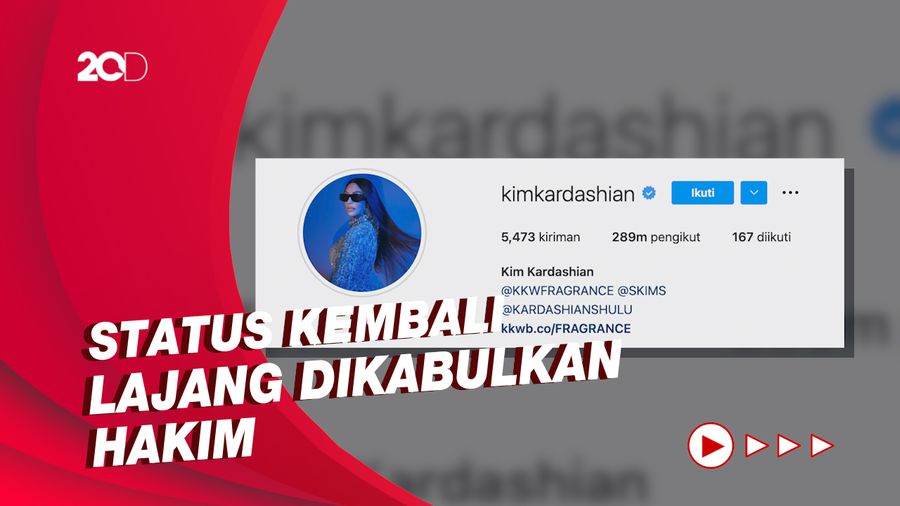 Kim Kardashian Hapus Nama West dari Akun Media Sosialnya