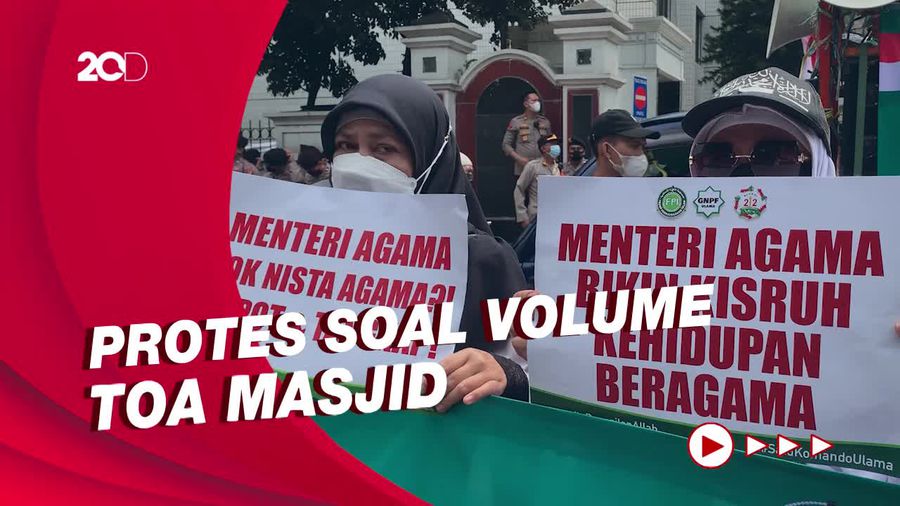 PA 212 Demo Tolak Aturan Toa Masjid: Ini Lebih Parah dari Ahok!