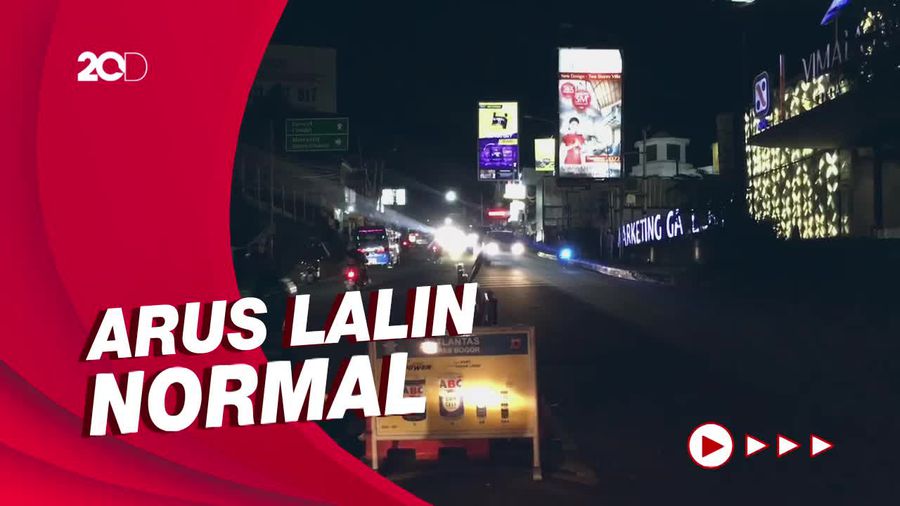 Kondisi Malam Ini di Simpang Gadog Bogor