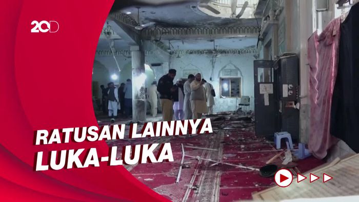 Bom Bunuh Diri saat Salat Jumat di Pakistan, 56 Orang Tewas!