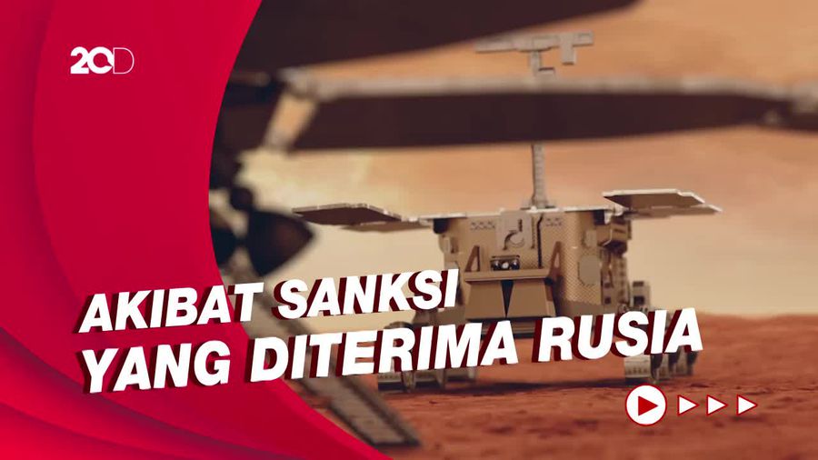 Buntut Perang Ukraina, Misi Rusia-Eropa ke Mars Tertunda