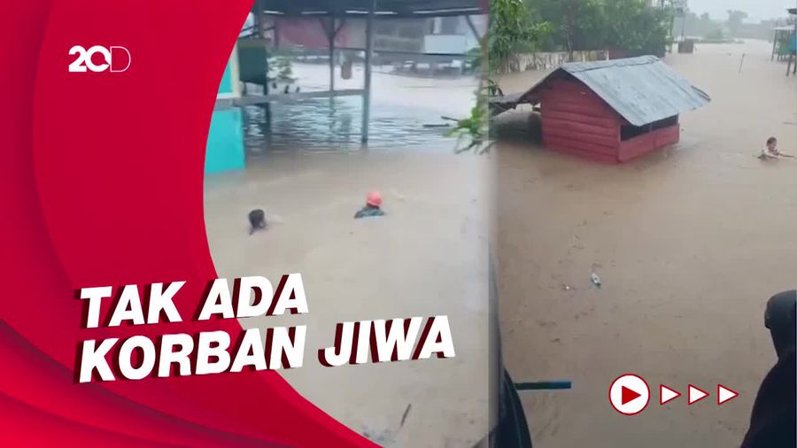 Banjir Bandang Terjang Permukiman Warga di Barru Sulsel