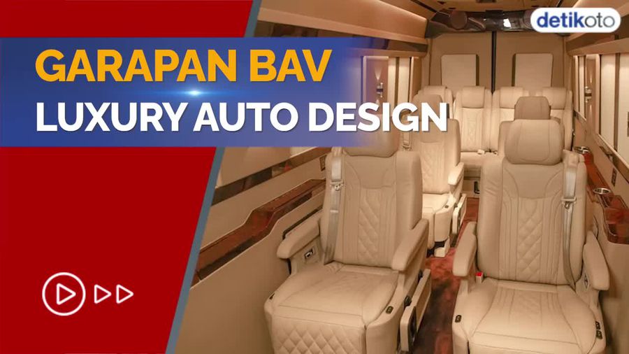 Karya Anak Bangsa! Interior Mercedes-Benz Sprinter Disulap Menjadi Pesawat VIP
