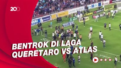 Suporter di Liga Meksiko Adu Jotos di Lapangan, 22 Orang Terluka