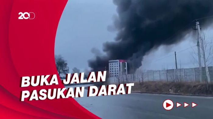 Rusia Bombardir Wilayah Pinggiran Ibu Kota Kiev