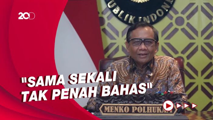 Mahfud Md: Pemerintah Tak Pernah Bahas Penundaan Pemilu!