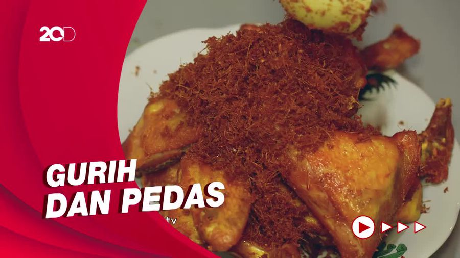 Bikin Laper: Ayam Goreng Serundeng Pakai Sambal Jontor