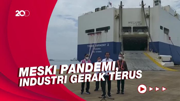 Jokowi Targetkan Ekspor 180 Ribu Mobil via Pelabuhan Patimban di 2022