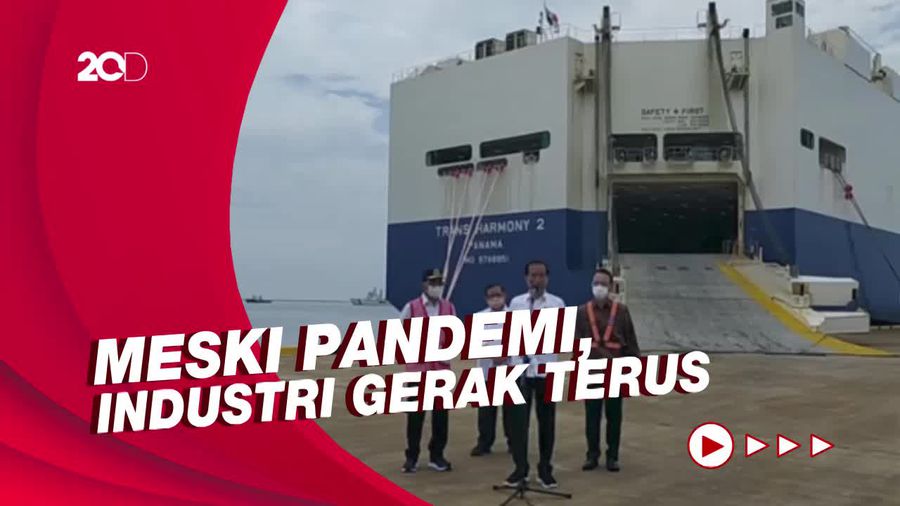 Jokowi Targetkan Ekspor 180 Ribu Mobil via Pelabuhan Patimban di 2022