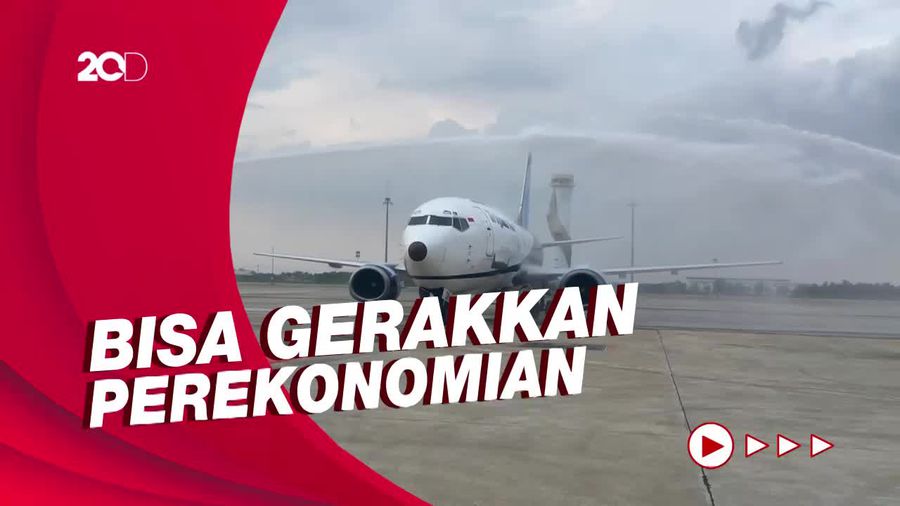 Menhub Buka Penerbangan Perdana Pesawat Kargo Trigana Air di Kertajati