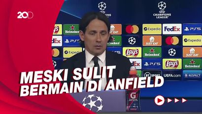 Inzaghi: Inter Harus Cetak Gol Lebih Awal, Meski Sulit Main di Anfield