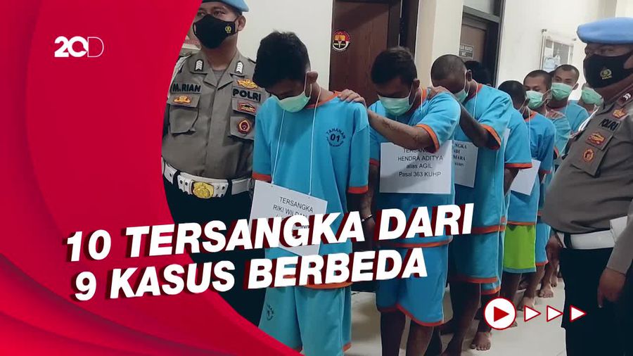 10 Tersangka Kasus Curanmor di Cianjur Ditangkap, Kenali Modusnya!
