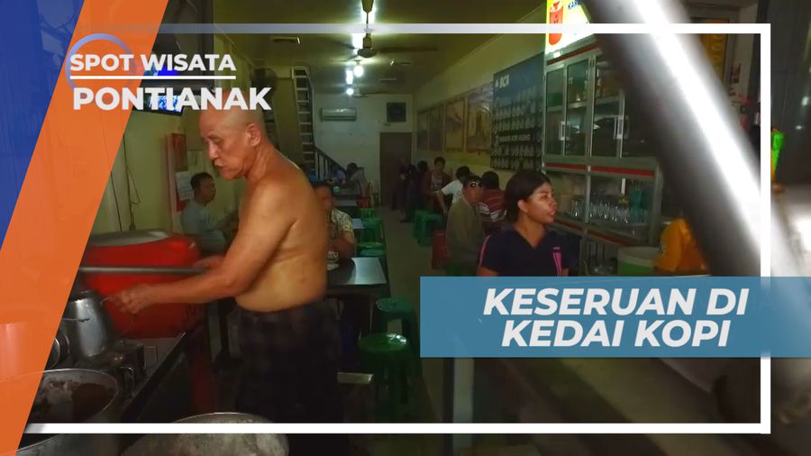 Racikan Kopi dengan Bertelanjang Dada dan Berhias Tato ala Kedai Kopi Asing Pontianak