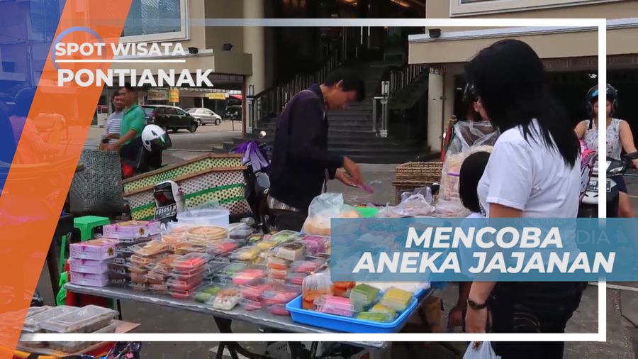 Jajanan Kaki Lima, Sajian Pagi Aneka Kue di Jalan Gajah Mada Pontianak