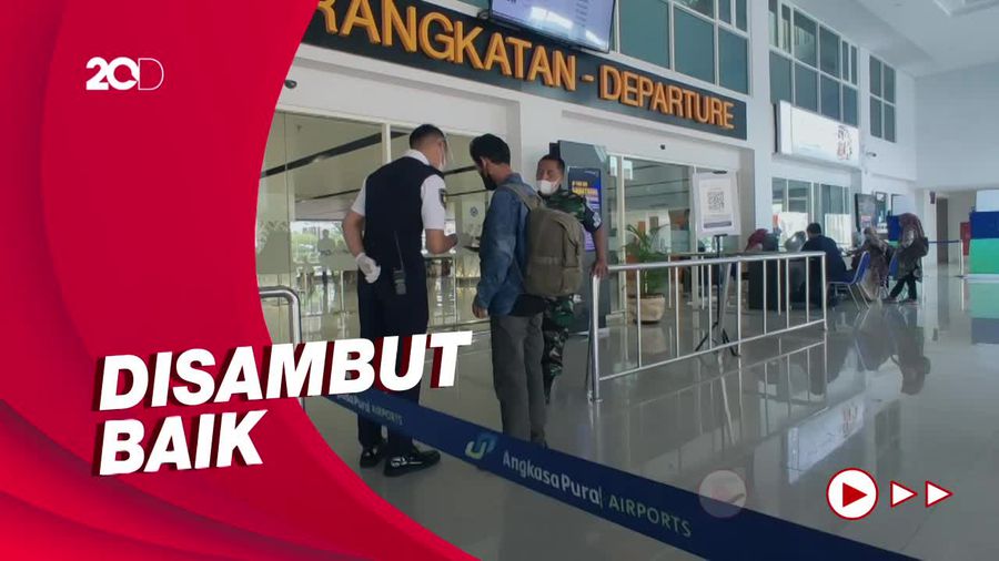 Terapkan Pelonggaran Aturan Penerbangan, Begini Suasana Bandara Adisumarmo