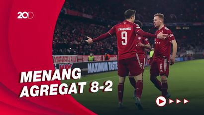 Lewandowski Hat-trick, Bayern Libas Salzburg 7-1