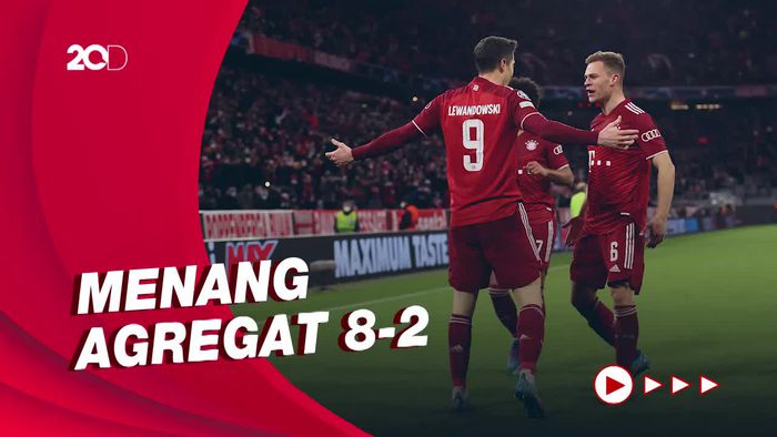 Lewandowski Hat-trick, Bayern Libas Salzburg 7-1