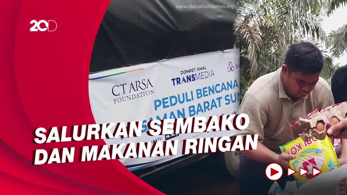 CT Arsa Foundation Salurkan Bantuan ke Korban Gempa Pasaman Barat