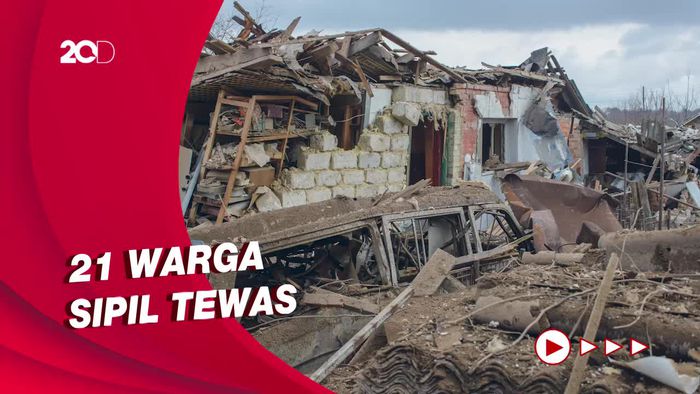 Melihat Kehancuran di Kota Sumy Usai Dibombardir Rusia
