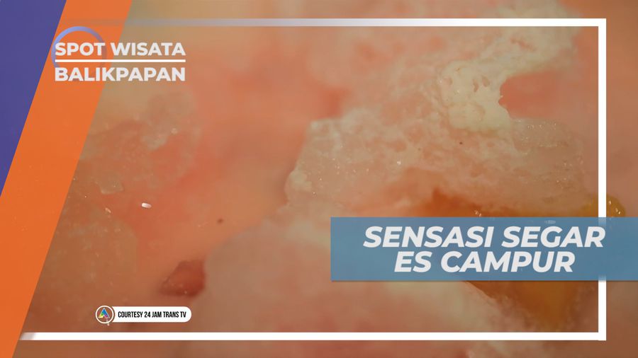 Es Campur Khas Balikpapan, Manisnya Paduan Jelly dan Kacang Merah