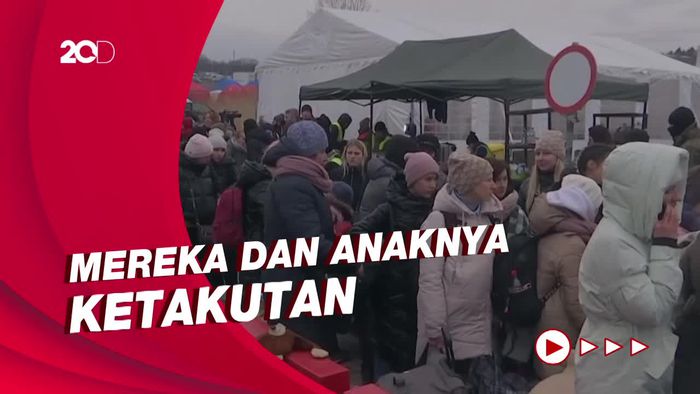 Jeritan Hati Ibu-ibu di Shelter Pengungsian Ukraina