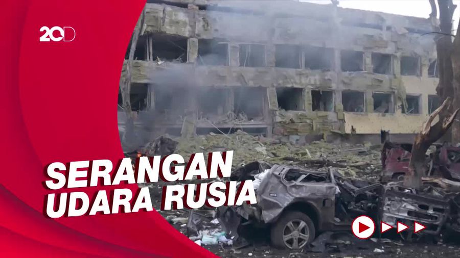 Rudal Rusia Hantam RS Anak di Mariupol, 17 Orang Luka-luka