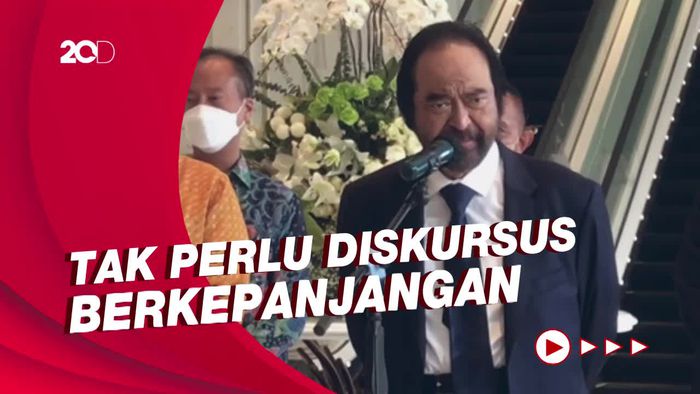 Bahas Penundaan Pemilu Bareng Airlangga, Surya Paloh Tak Mau Ada Polemik