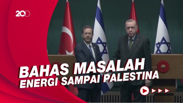 Momen Pertemuan Erdogan-Presiden Israel, Siap Jalin Kerja Sama
