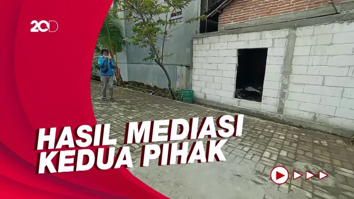 Akhir Dari Sengketa yang Bikin Rumah Janda di Kudus Ditembok Tetangga