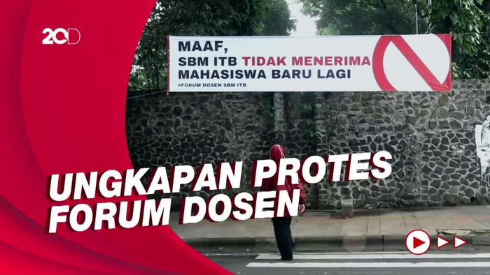 Berkibarnya Spanduk Maaf, SBM ITB Tidak Terima Mahasiswa Baru Lagi
