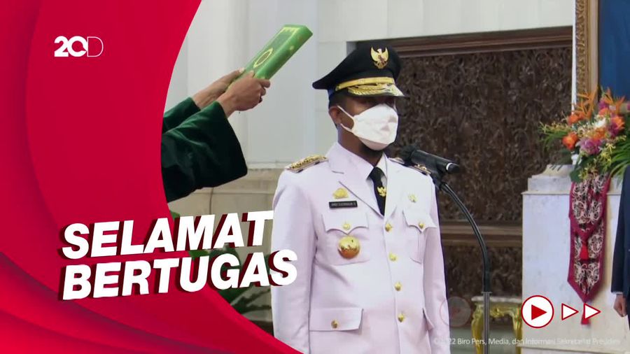 Sah! Jokowi Lantik Andi Sudirman Jadi Gubernur Sulsel 2022-2023