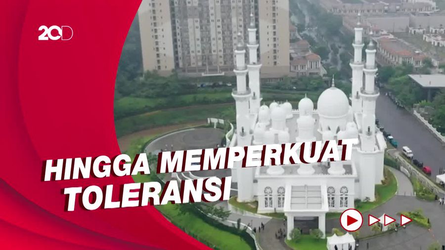 Resmikan Masjid At-Thohir, Jokowi Berharap Jadi Pusat Dakwah Modern